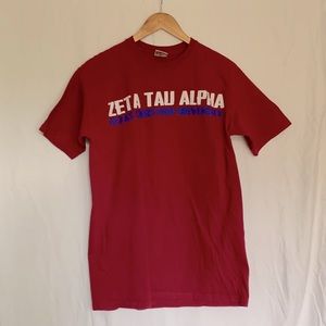 TCU ZTA sorority Comfort Colors t-shirt